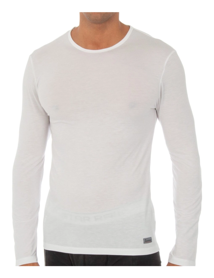 Abanderado - Longsleeve T Tech Homem Branco