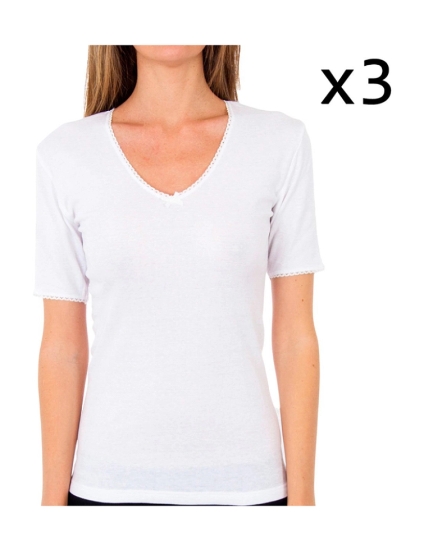 Abanderado - T-Shirts Térmicas Senhora Branco