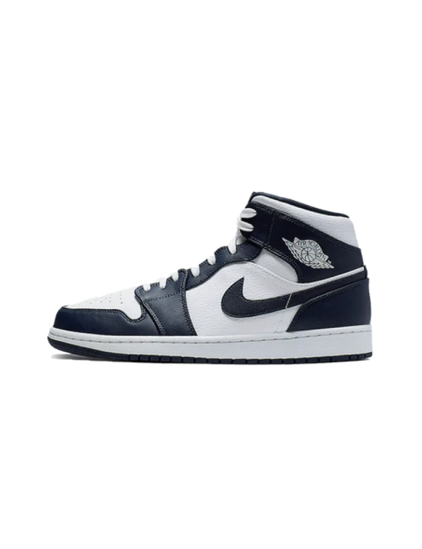 imagem de Air Jordan 1 Mid White Metallic Gold Obsidian1