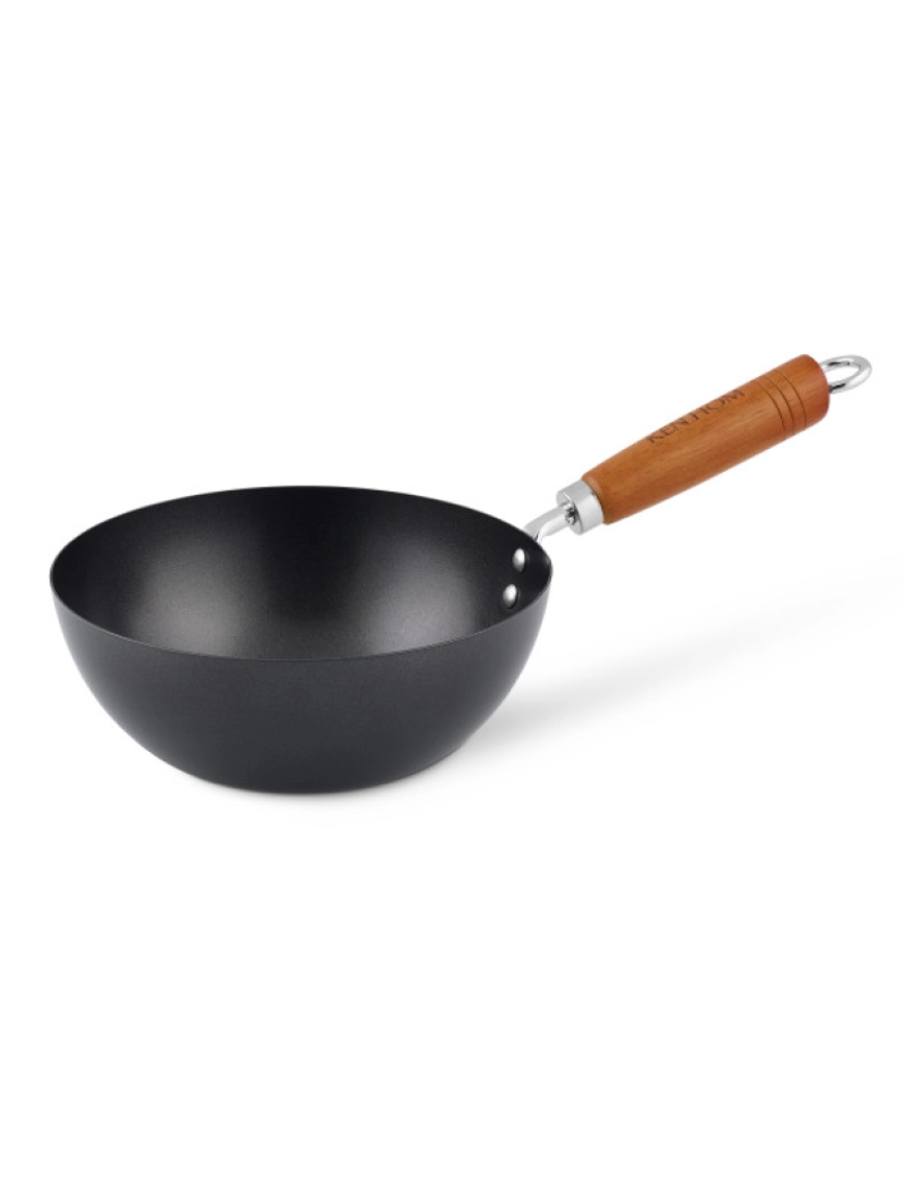 Ken Hom - Cabo de madeira antiaderente wok 20 cm