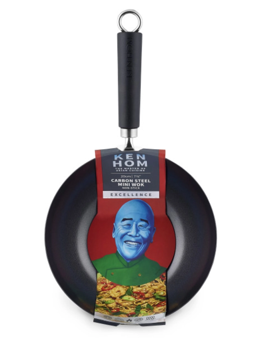 imagem de wok de 20 cm com cabo de baquelite6