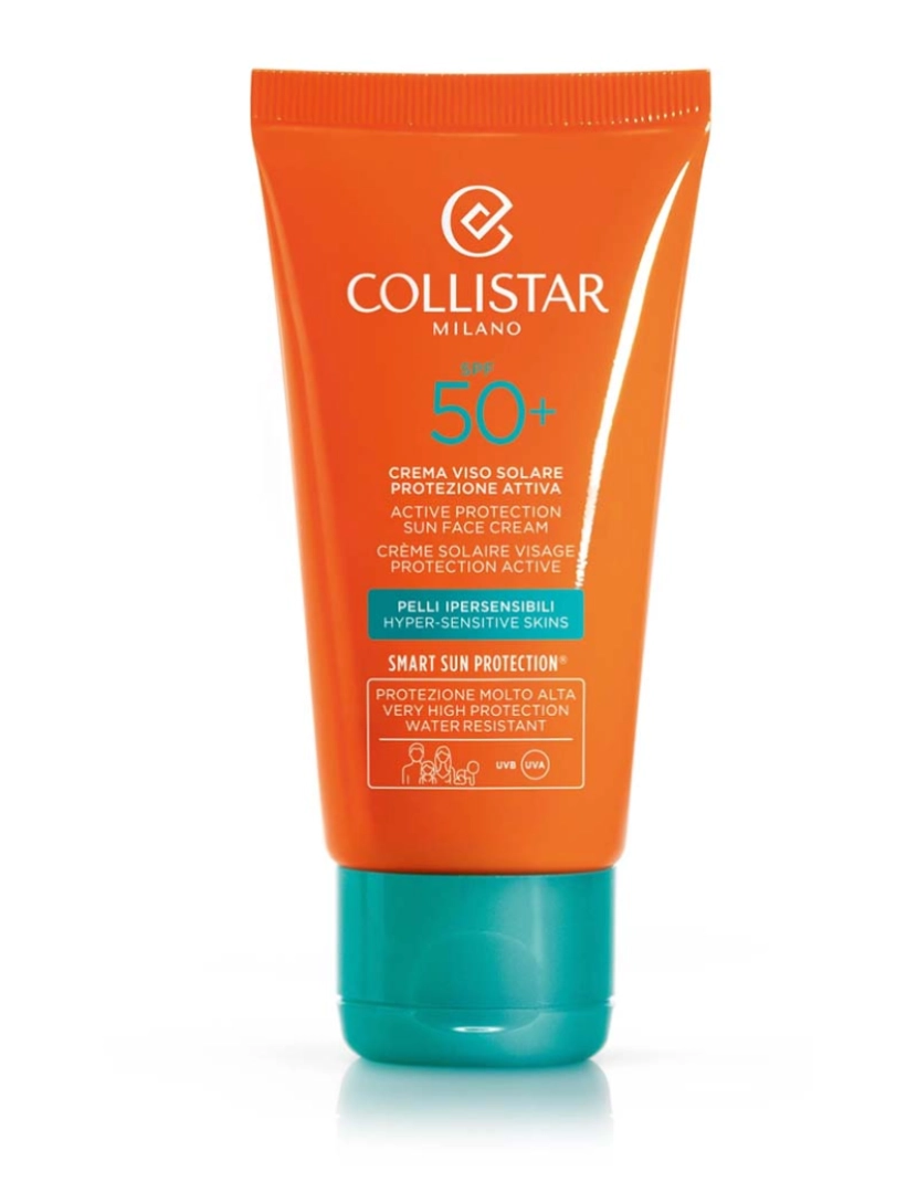 Collistar - Perfect Tanning Active Proteção Sun Face Creme Spf50+ 50 M