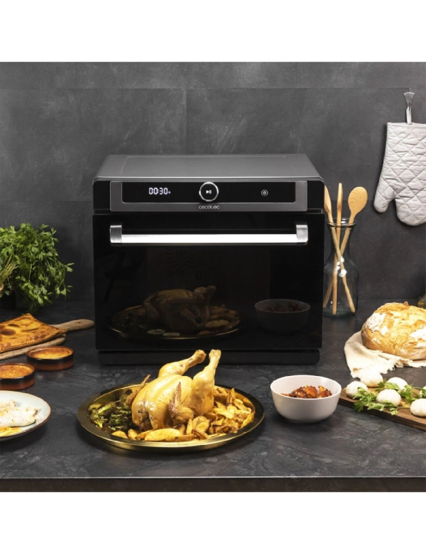 Mini forno Bake Steam 4000 Combi Gyro Cecotec Cecotec ClubeFashion