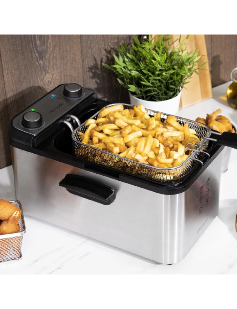 imagem de Fritadeira com óleo CleanFry Infinity 3000 Cecotec3