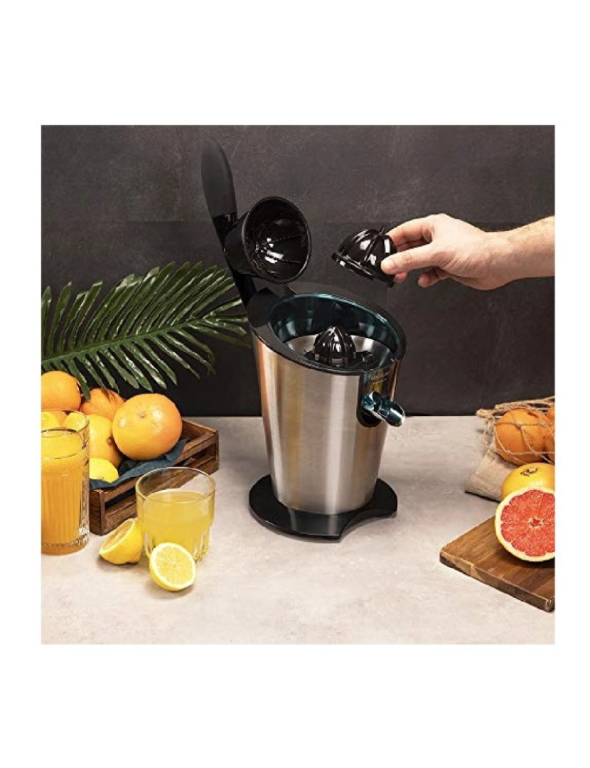 imagem de Espremedor de braço EssentialVita PowerFresh 600 Inox Cecotec5