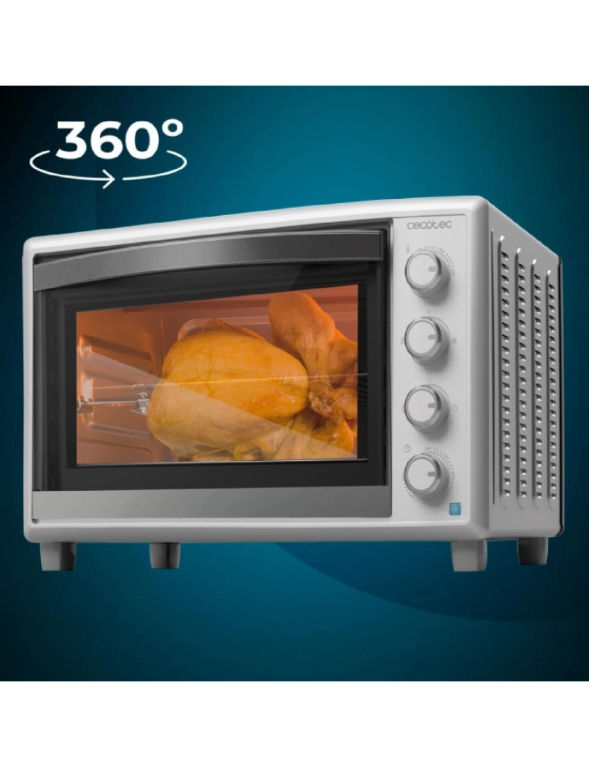 imagem de Mini forno Bake&Toast 6090 White Gyro Cecotec2