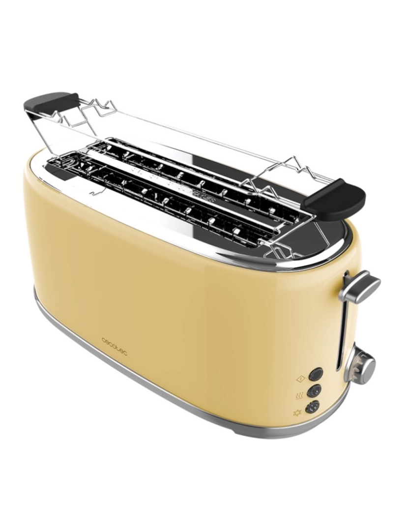 imagem de Torradeira vertical Toast&Taste 1600 Retro Double Beige Cecotec1