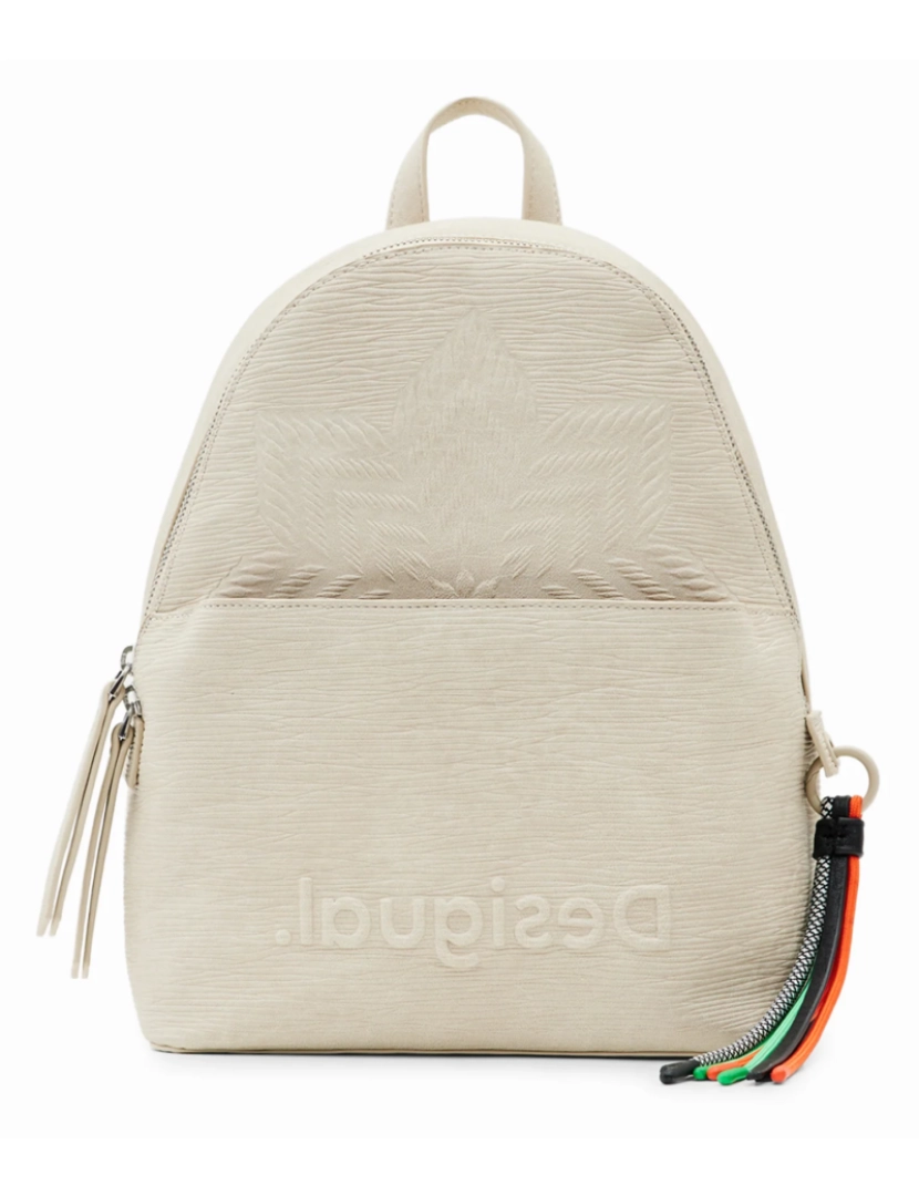 imagem de Mochila básica 2 Desigual 23Sakp16 Ecru1