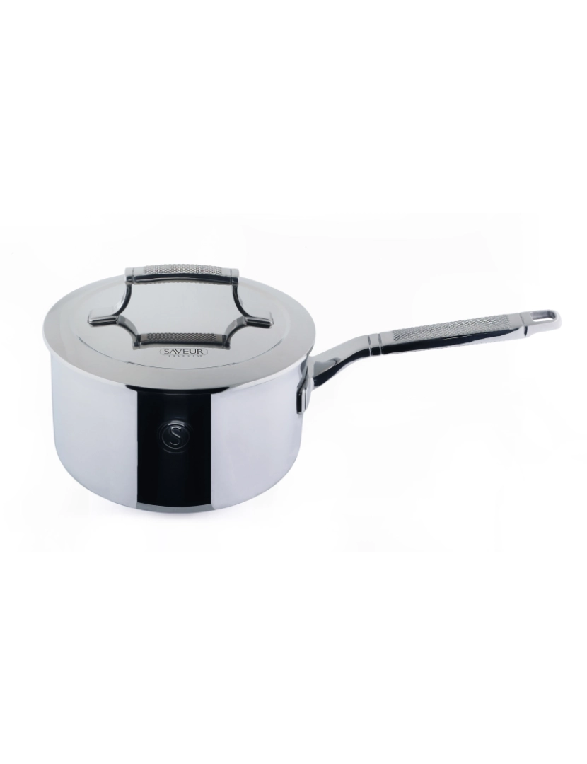 Saveur Selects - Saveur Selects - Série Voyage - Triply aço inoxidável Saucepan 20Cm - 2,8 litros - Garantia vitalícia