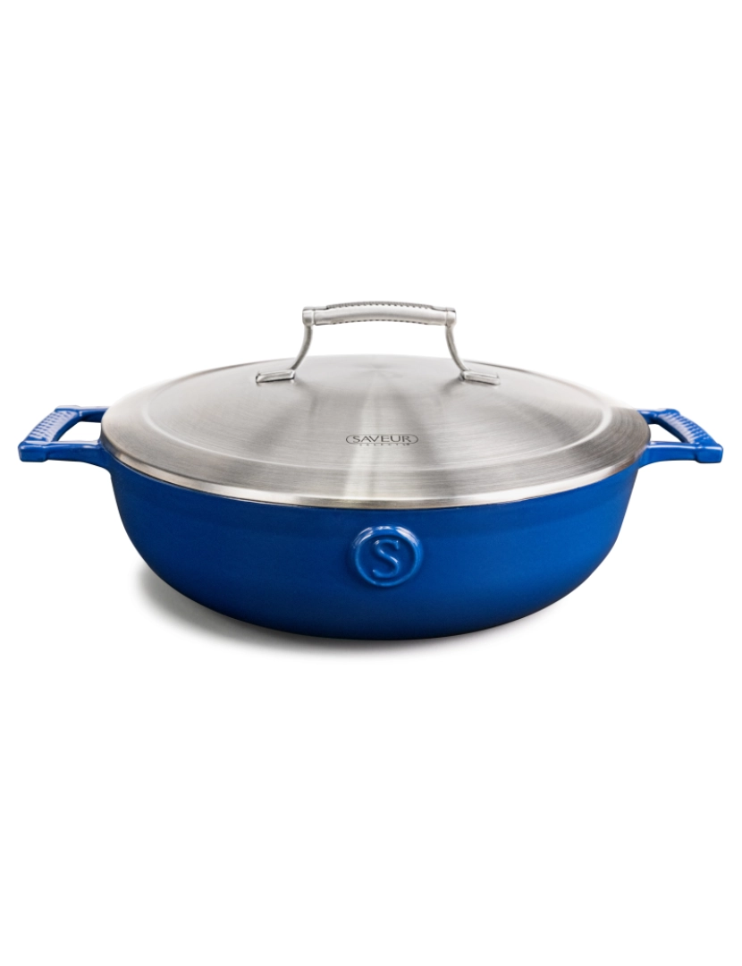 Saveur Selects - Saveur Selects - Série Voyage - Skillet 30Cm - Classic Blue - Pfas Free - Lifetime Garantia