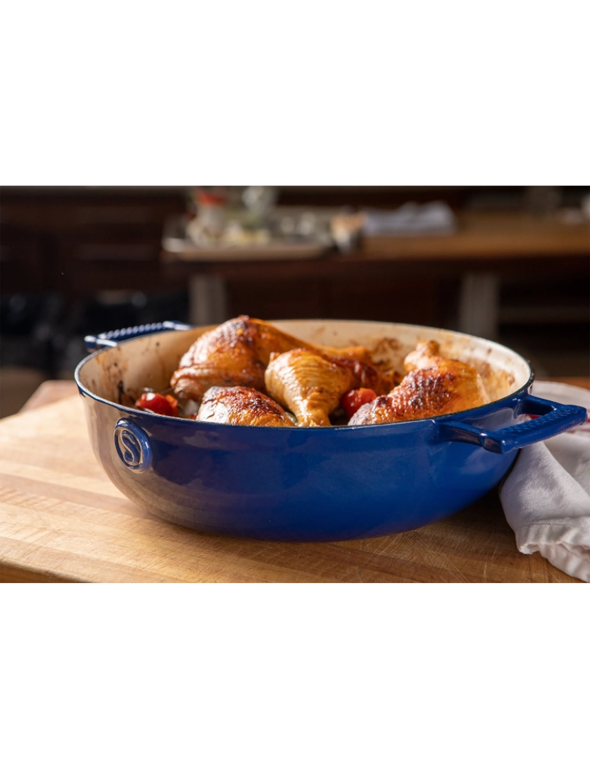 imagem de Saveur Selects - Série Voyage - Skillet 30Cm - Classic Blue - Pfas Free - Lifetime Garantia3