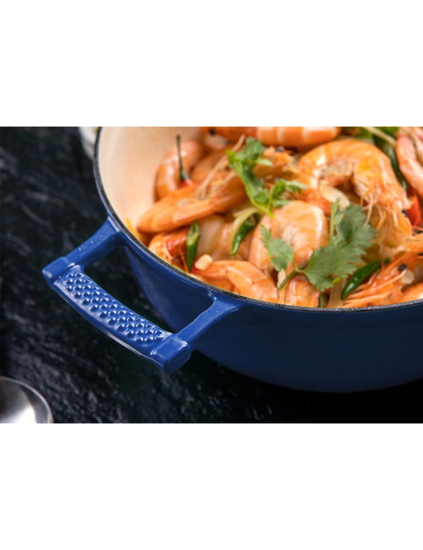 imagem de Saveur Selects - Série Voyage - Skillet 30Cm - Classic Blue - Pfas Free - Lifetime Garantia5