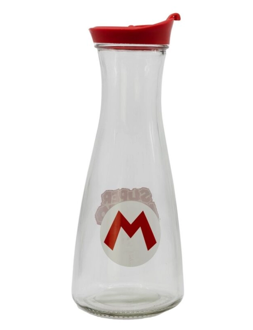 Stor - Garrafa de vidro Super Mario 1000ml