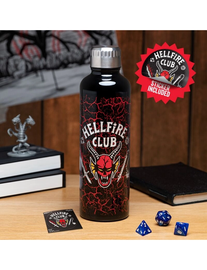 imagem de Hellfire Club Garrafa Metálica Stranger Things 500ml3