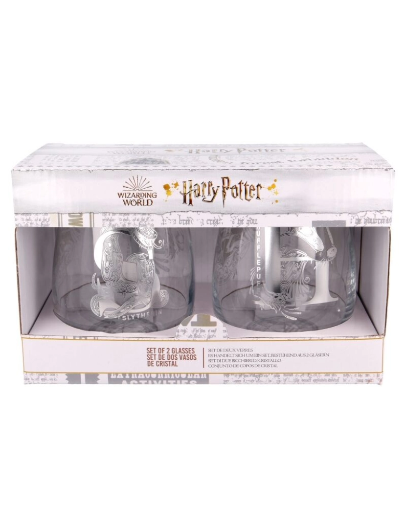 Stor - Conjunto de 2 Copos Cristal Harry Potter 510ml