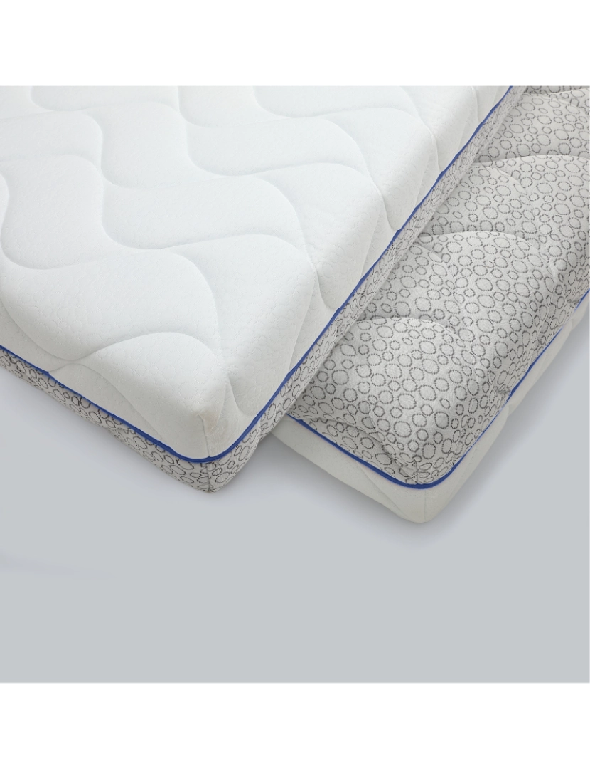 imagem de Colchão de Casal King-Size 180 x 200 Híbrido Waterfoam | Apoio elevado | Ergonómico | Capa elástica reguladora de temperatura | Removível3