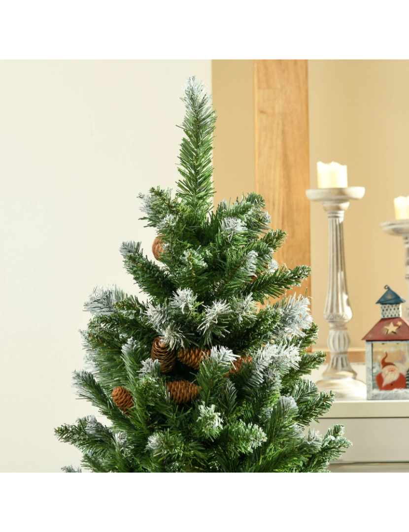 imagem de Árvore de Natal Ø70x120cm cor verde 830-734V00GN8