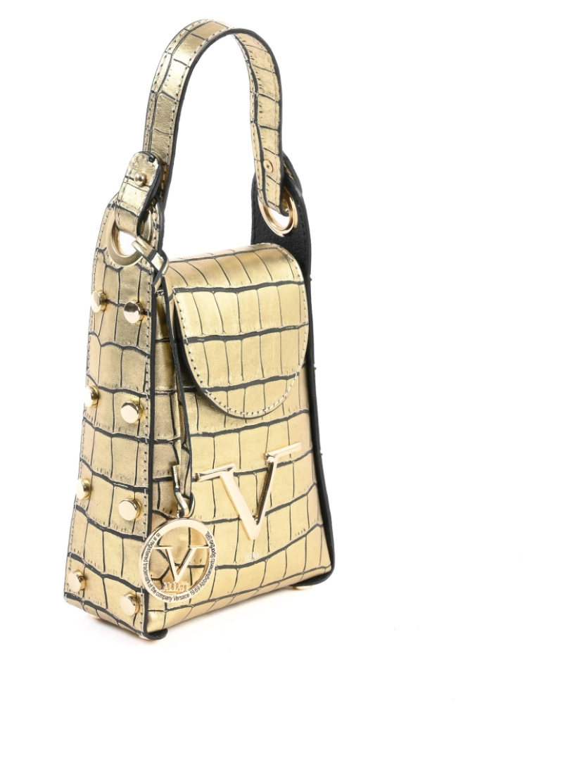 imagem de V Italia Womens Mini Bolsa de Ouro V16-Coc-Gld2
