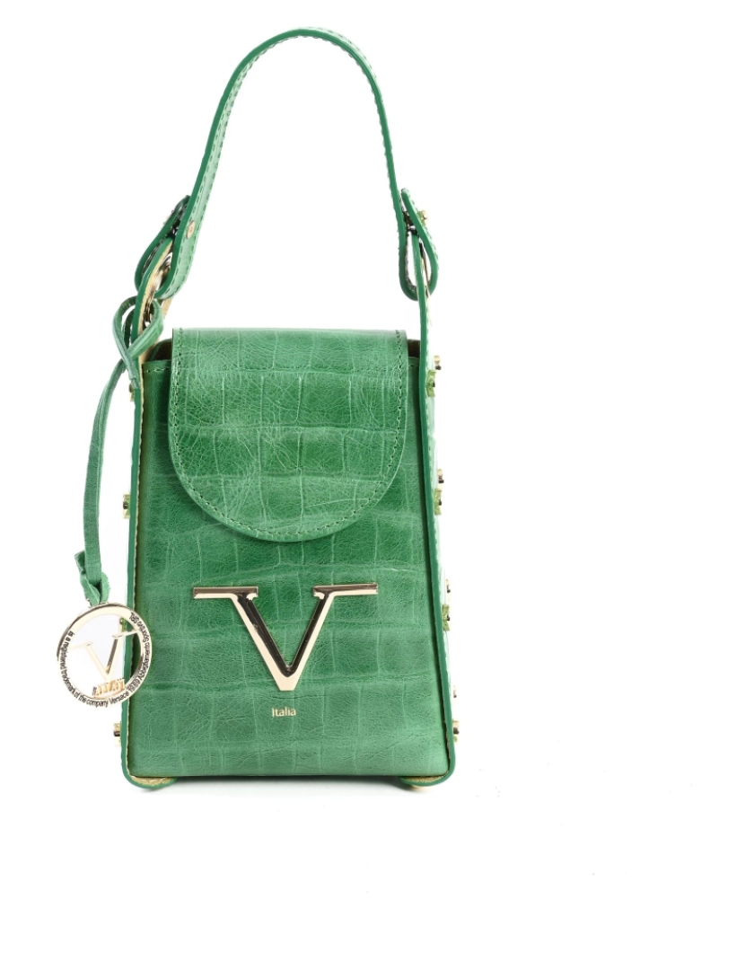 V Italia By Versace Abbigliamento Sportivo Srl - V Italia Mulheres Mini saco verde V16-Lux-Grn