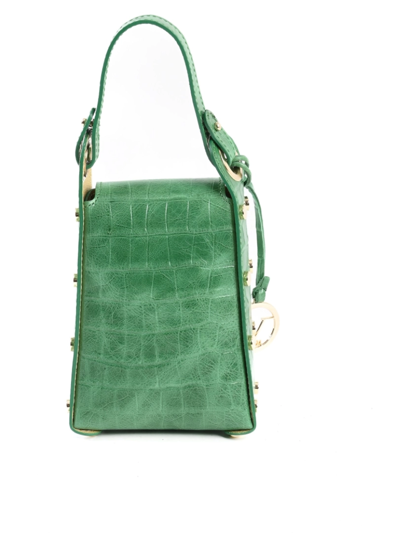 imagem grande de V Italia Mulheres Mini saco verde V16-Lux-Grn3