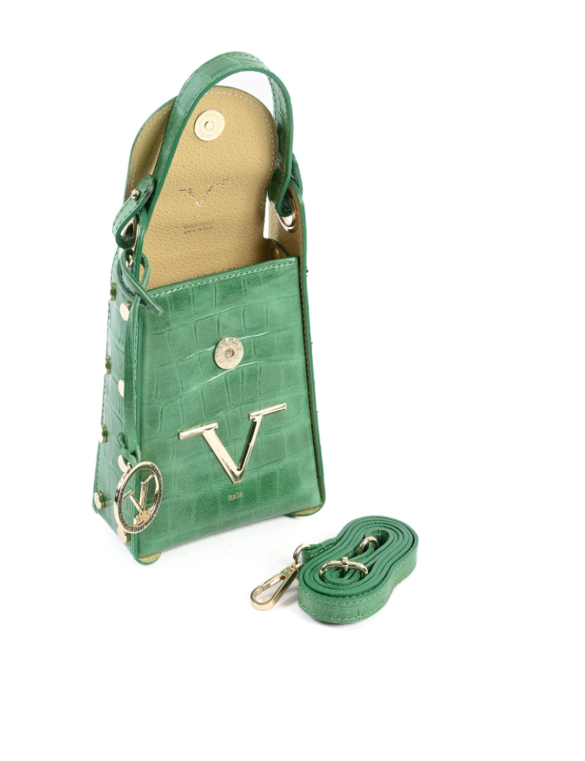 imagem grande de V Italia Mulheres Mini saco verde V16-Lux-Grn4