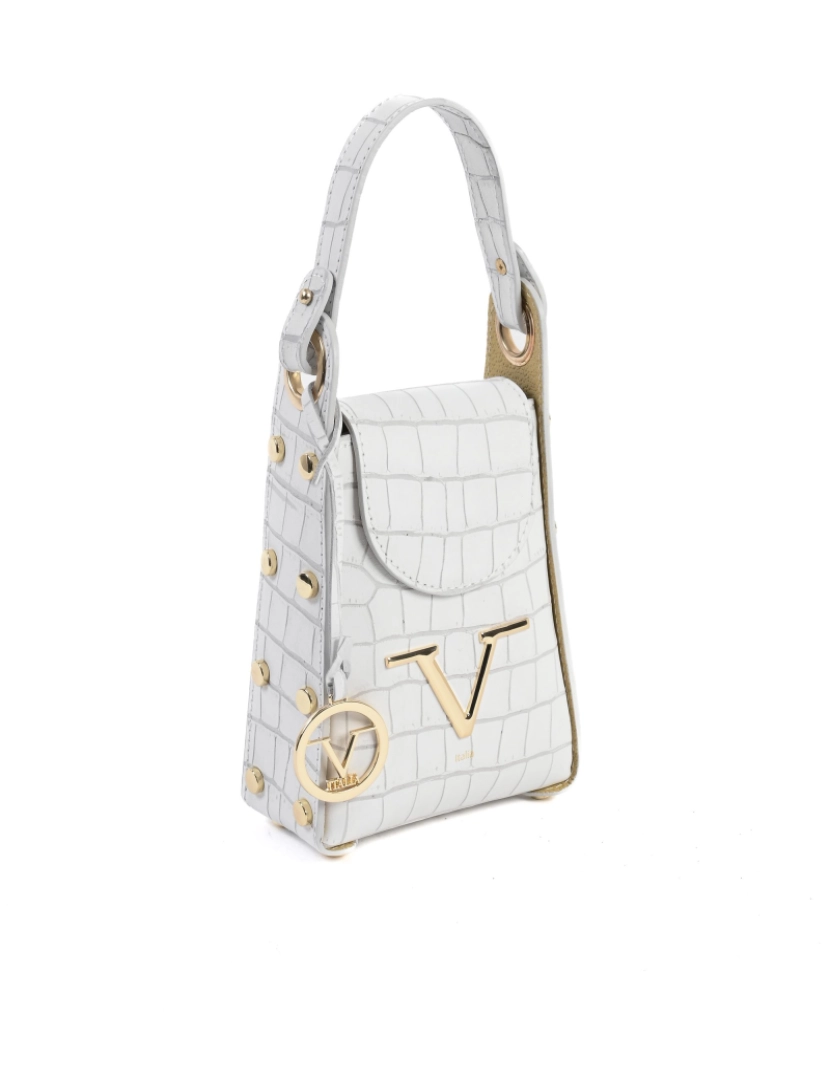 imagem grande de V Italia Womens Mini Bolsa Branco V16-Coc-Whi2
