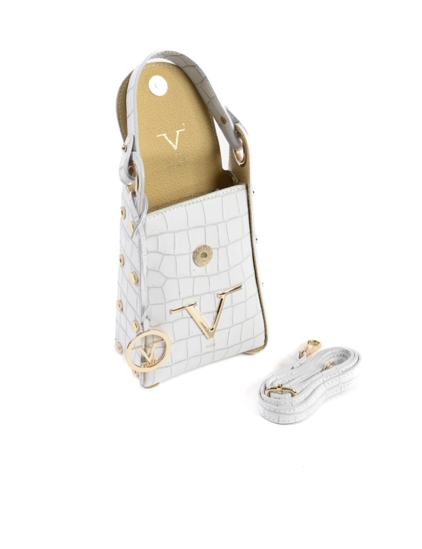 imagem de V Italia Womens Mini Bolsa Branco V16-Coc-Whi4