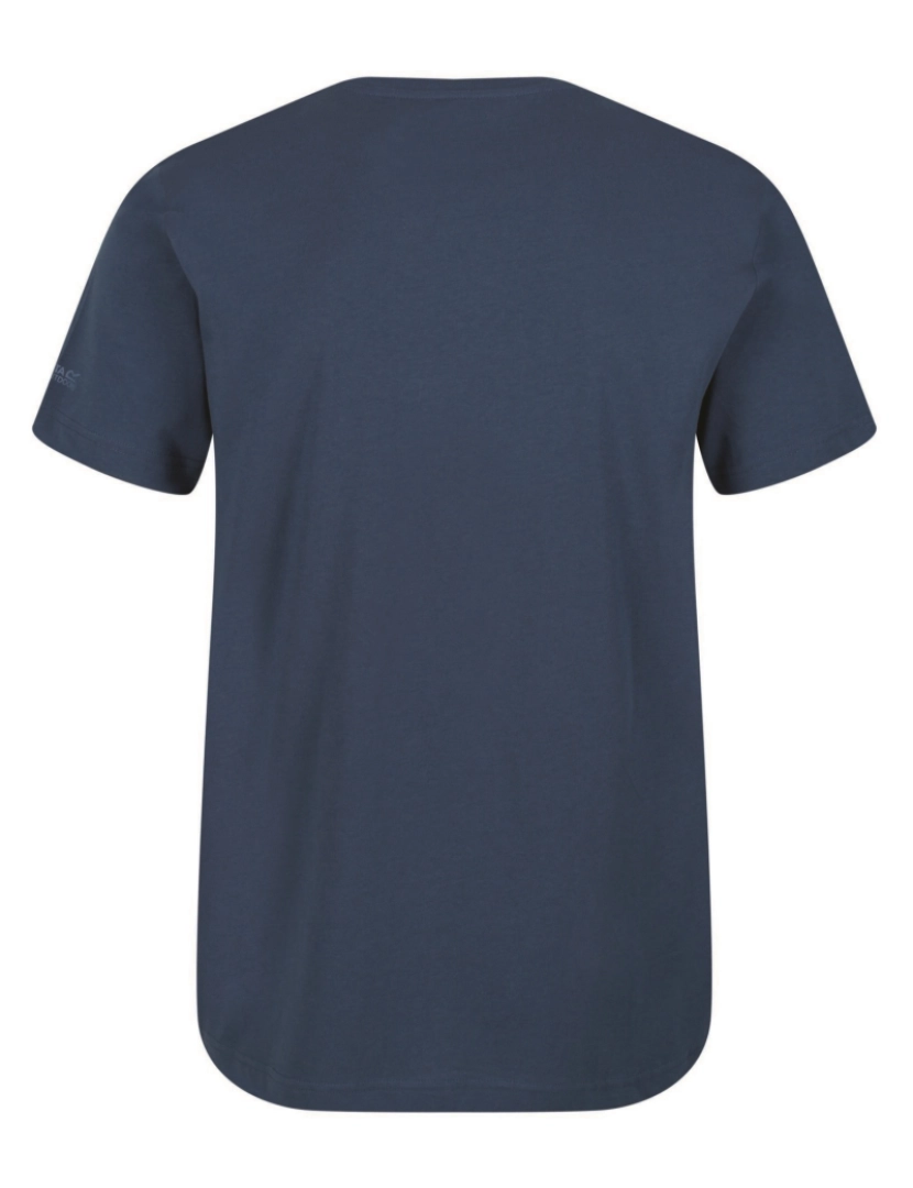 imagem de Regatta Mens Breezed impressão gráfica T-shirt2
