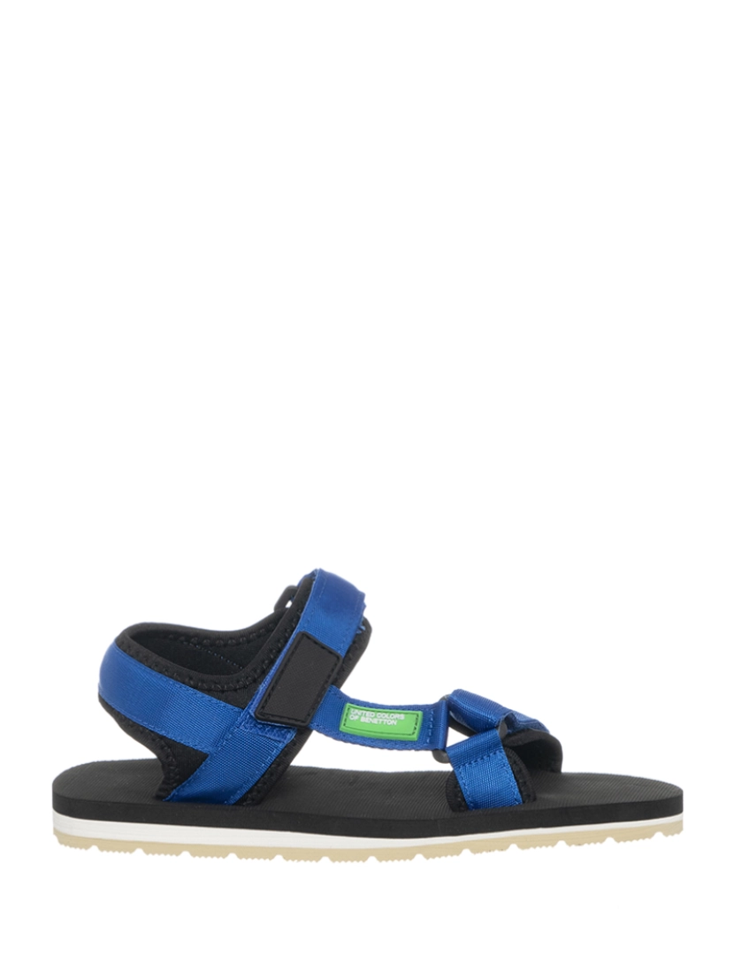 Benetton - Sandálias Azul Royal e Preto