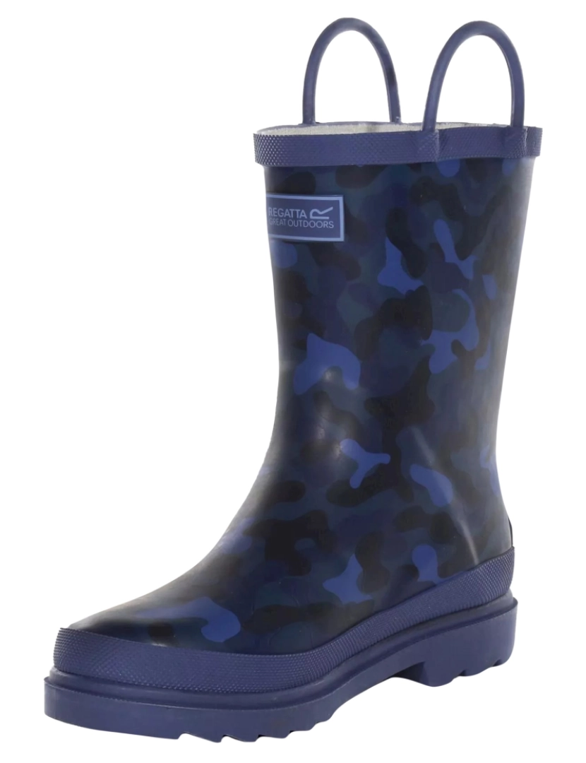 imagem de Regatta Crianças/Kids Minnow Camo Wellington Botas6