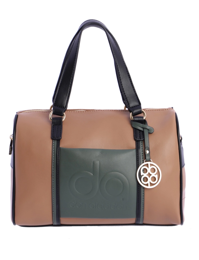 Don Algodon - Bolsa para mulheres Don Algodon Camel Synthetic com Cremallera