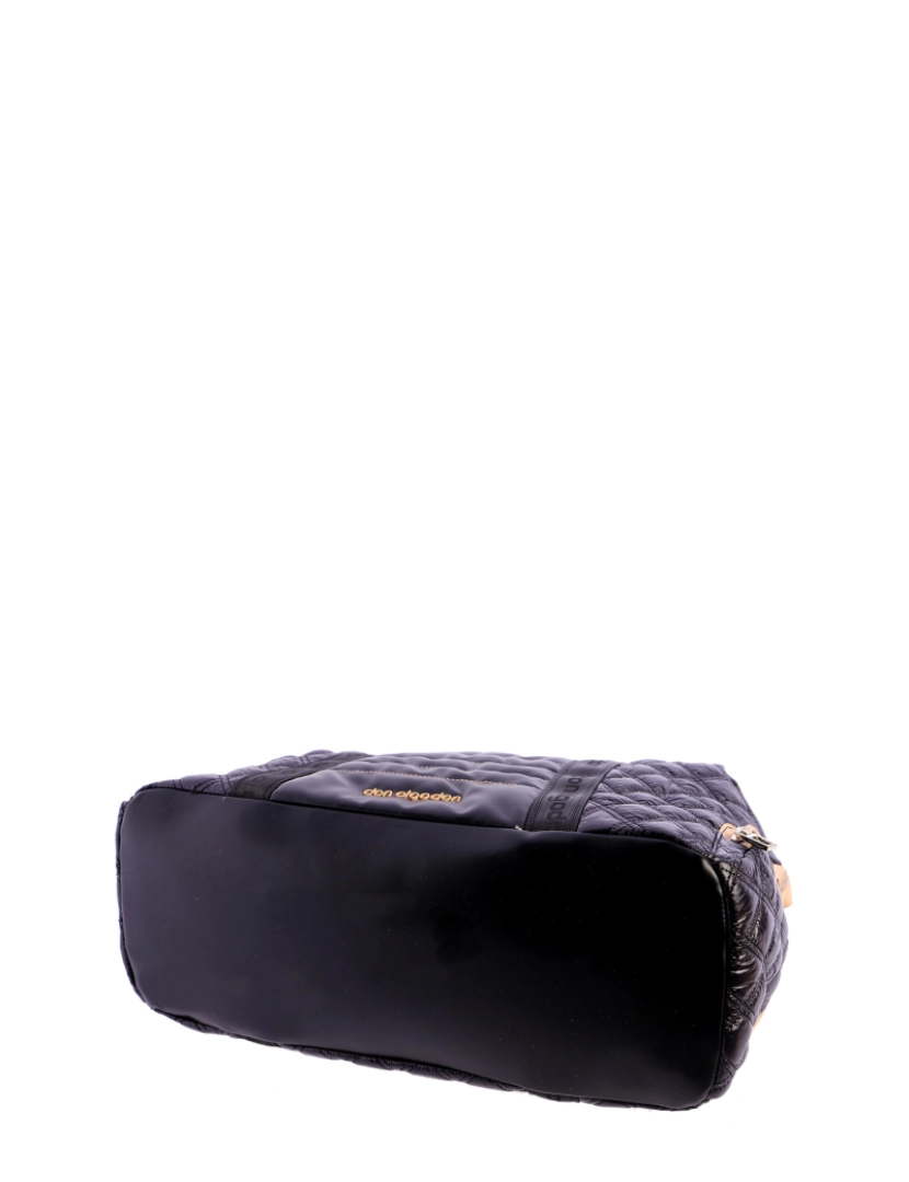 imagem de Saco de fim de semana para mulheres Don Algodon Cala Black Textile com Cremallera5