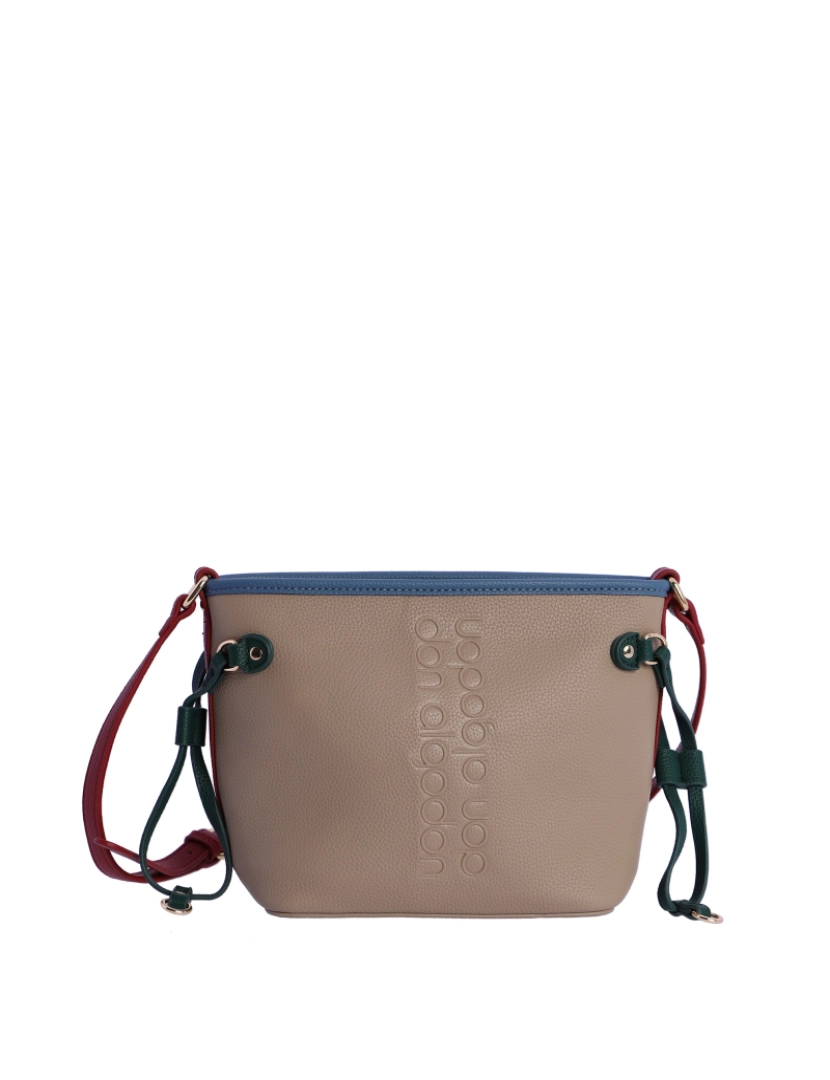 imagem de Bolso Bandolera para mulheres Don Algodon Cinnamon bege sintético com Cremallera1