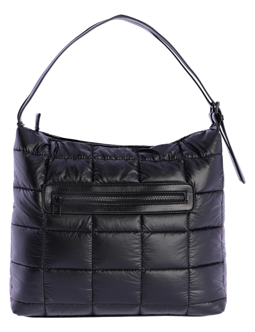 imagem de Saco de Shopper para mulheres Don Algodon Chantal Preto Têxtil com Cremallera3