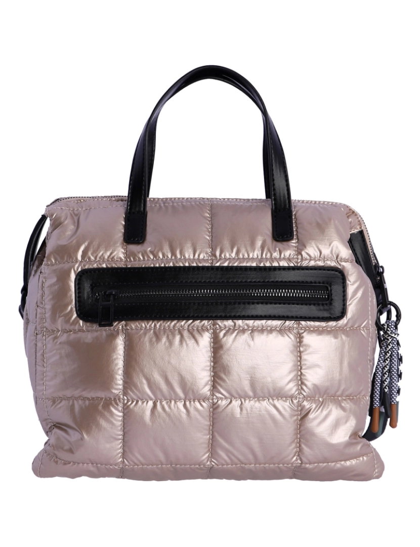 imagem de Bolsa para mulheres Don Algodon Cintia Textil Bege com Cremallera3