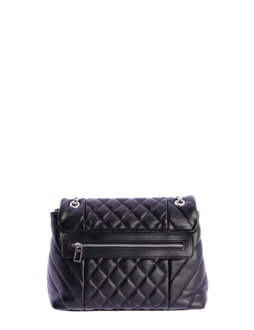 imagem de Bolsa de ombro para mulher Don Algodon Black Elina com Cremallera3