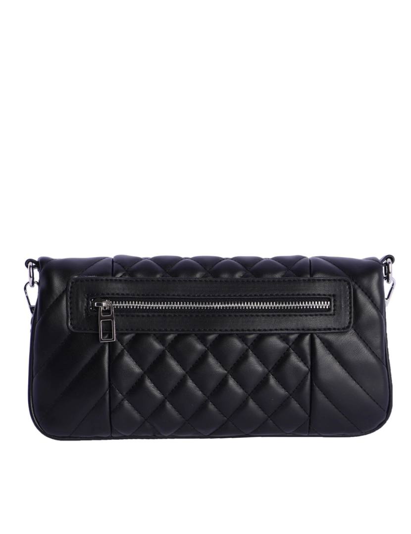 imagem de Bolso Bandolera para mulheres Don Algodon Elisa Negro com Cremallera3