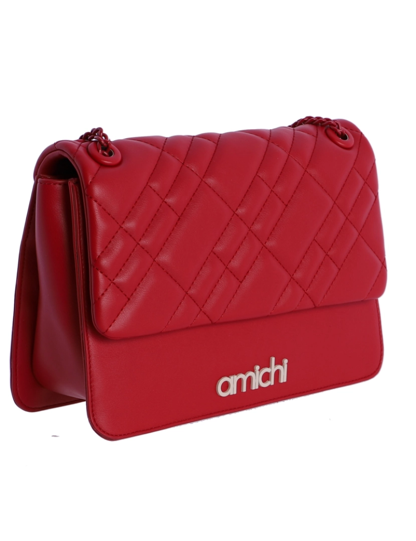 imagem de Bandolera saco para mulher Amichi April couro sintético com sola e zíper2