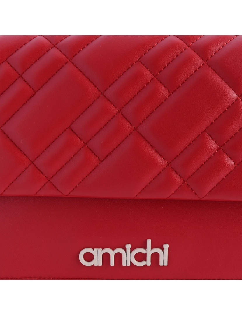 imagem de Bandolera saco para mulher Amichi April couro sintético com sola e zíper5