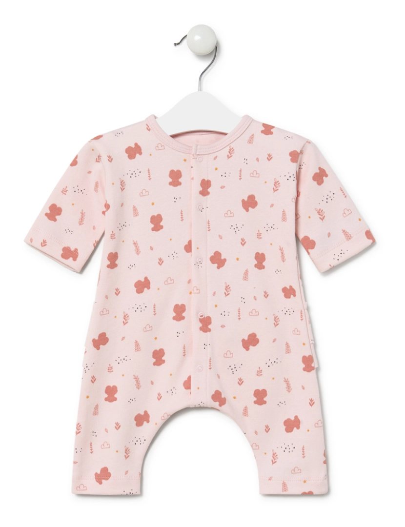 imagem de Babygrow com folhos Nature Cor-de-rosa1