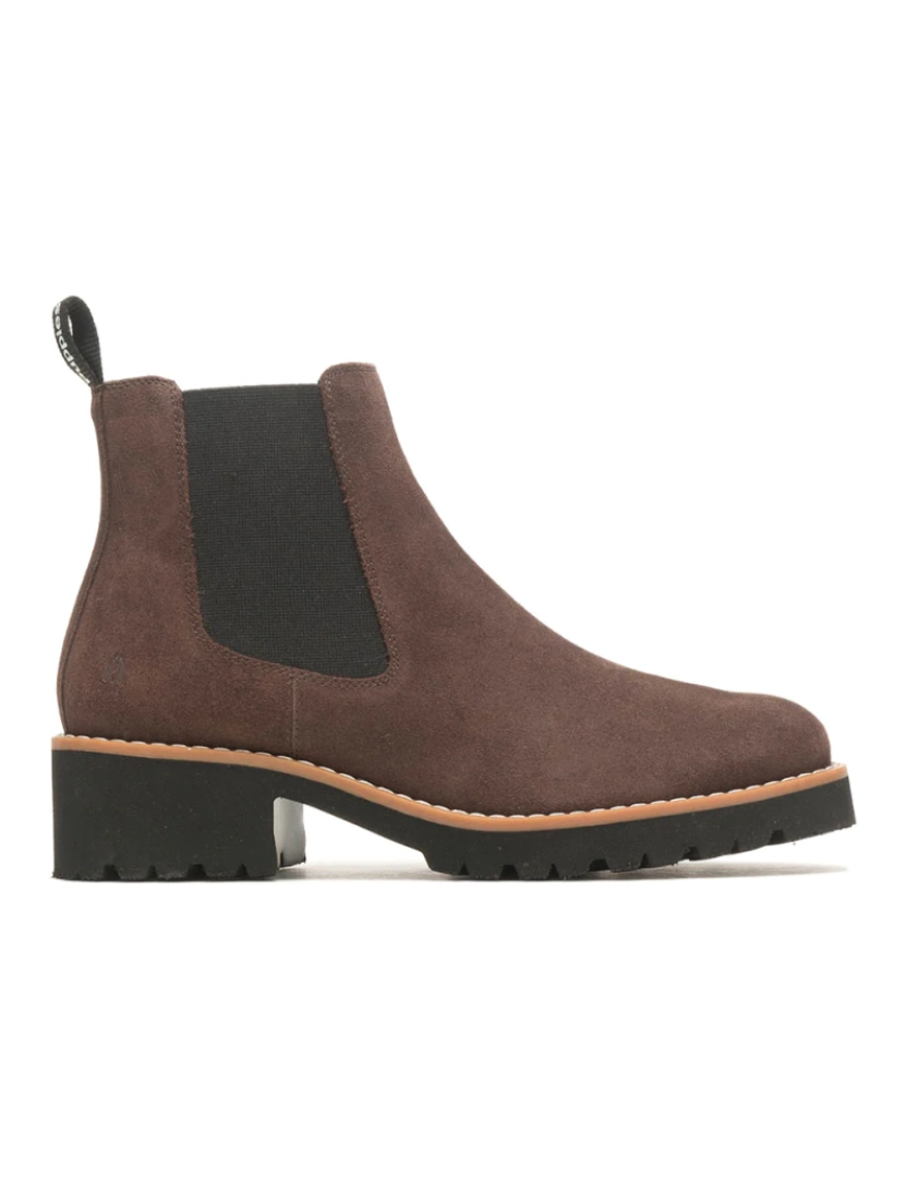 Hush Puppies - Amelia Chelsea Boot Chocolate Brown Suede
