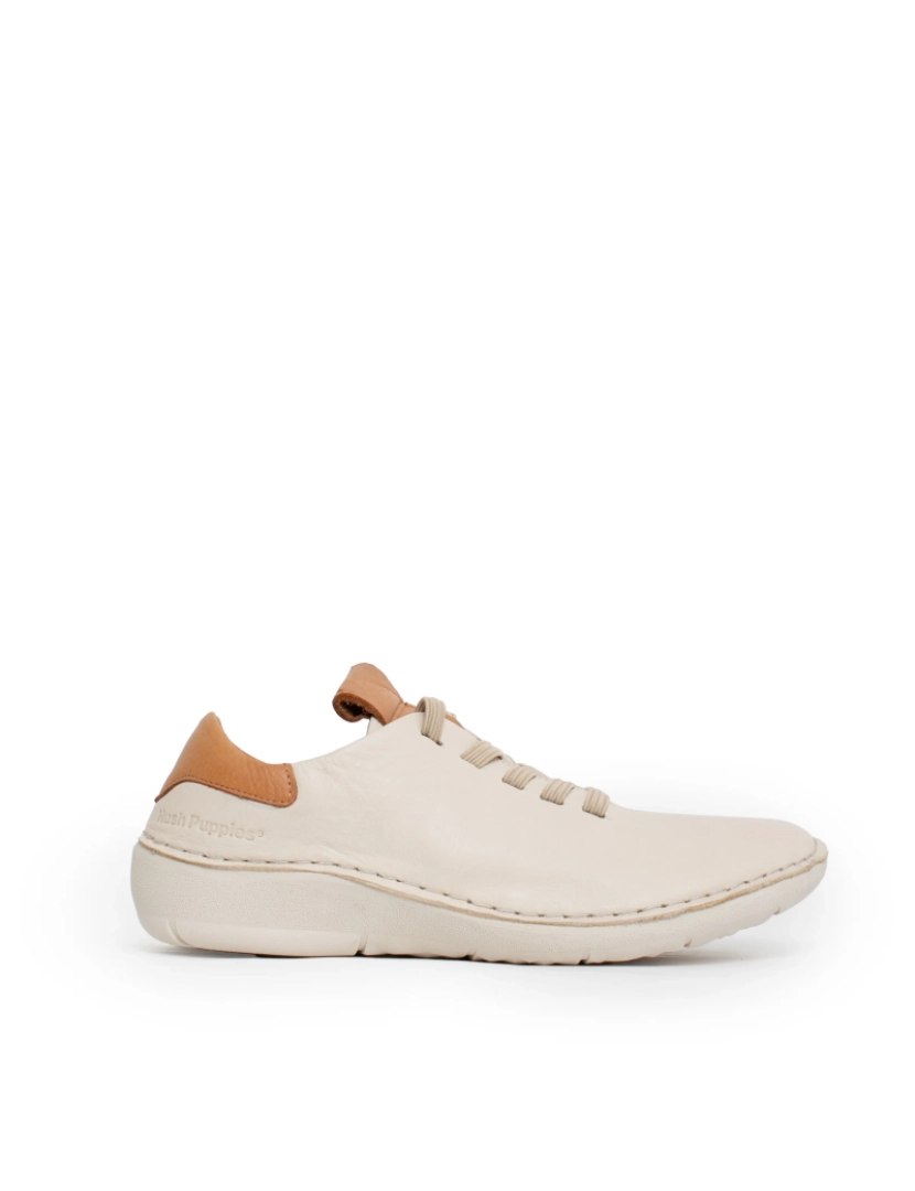 Hush Puppies - Greta Elastic Off White