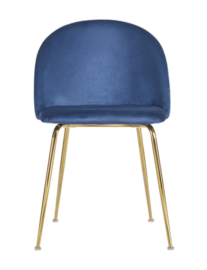 imagem de Cadeira Golden Dalnia Veludo - Azul2
