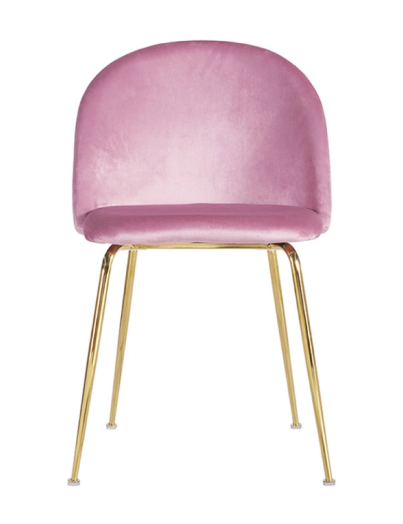 imagem de Cadeira Golden Dalnia Veludo - Rosa2