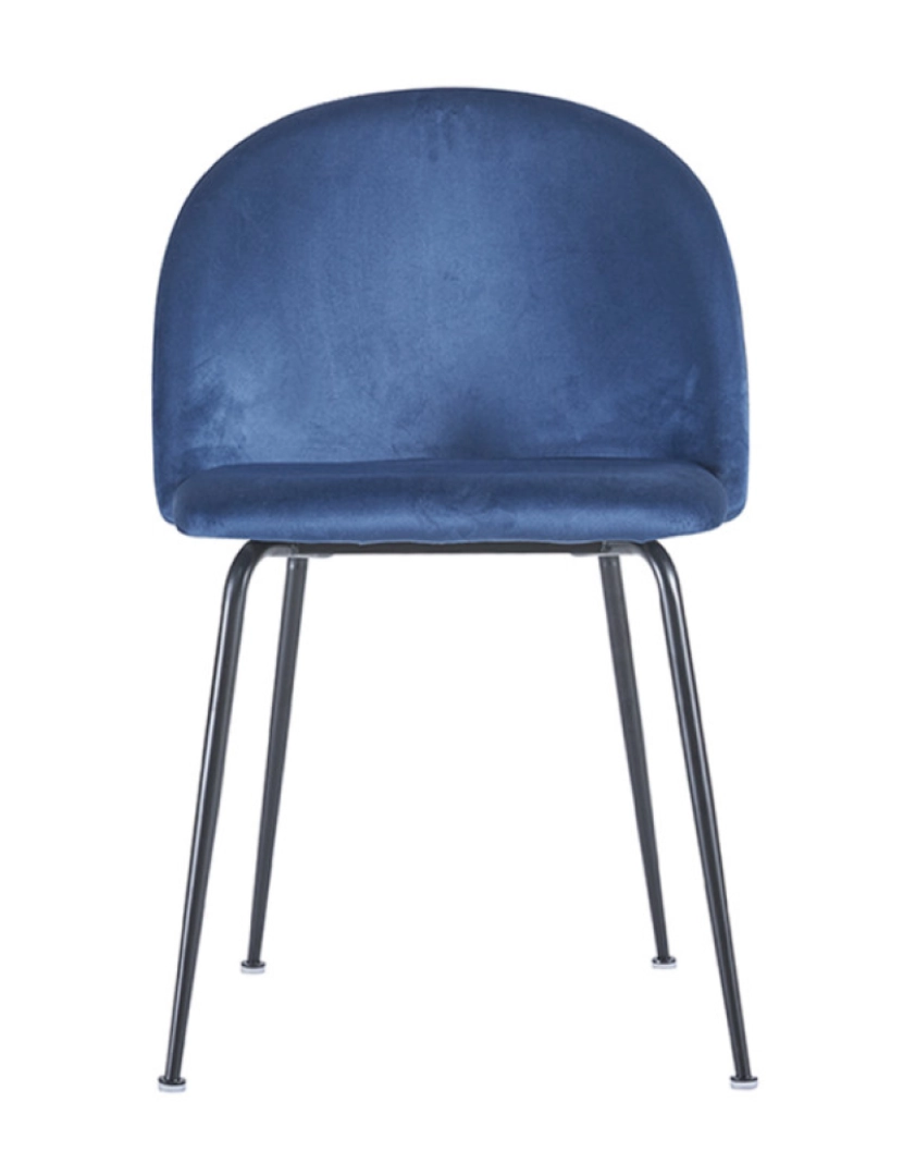 imagem de Cadeira Black Dalnia Veludo - Azul3