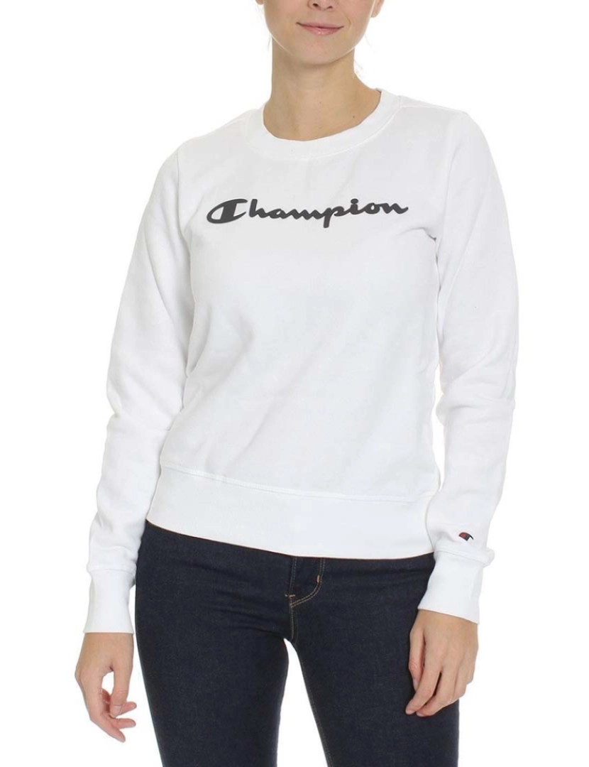Champion - Sweatshirt Senhora Branco