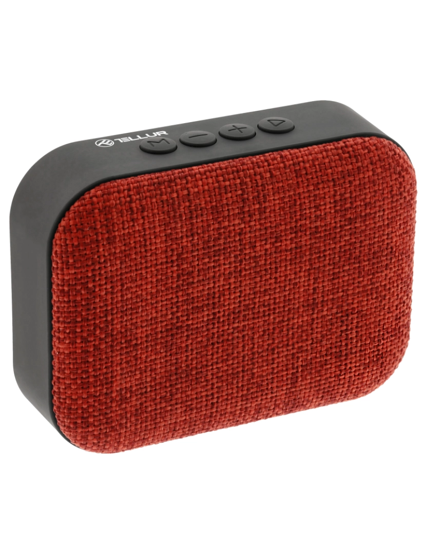 Tellur - Altifalante Bluetooth TELLUR Callisto 3W Vermelho