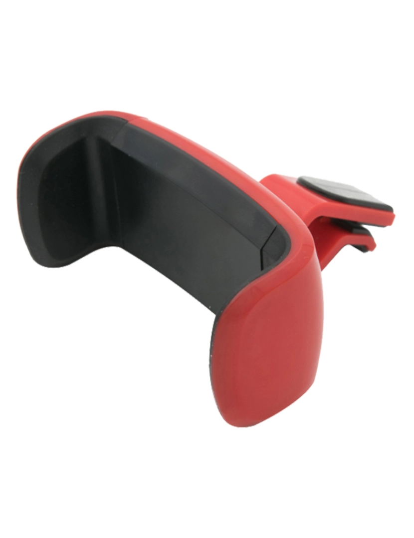 Tellur - Suporte de Telefone Básico para Carro TELLUR Suporte para Ventilação 360 Graus Clipe 5,3-8 Cm Vermelho