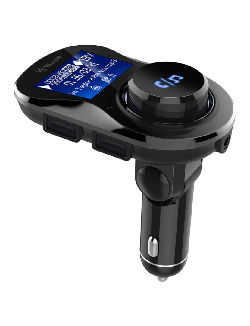 imagem de Transmissor FM Bluetooth para carro Tellur FMT-B3, preto3