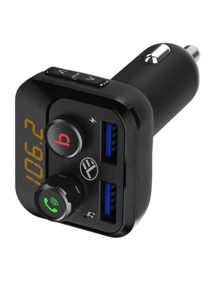 imagem de Transmissor FM Bluetooth para carro Tellur FMT-B8, preto2